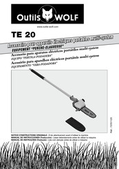 Outils Wolf TE 20 Manual De Instrucciones