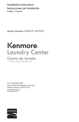 Kenmore 417.6173 Serie Instrucciones De Instalación