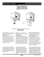 Lithonia Lighting QTE LED P3 Instrucciones De Instalación