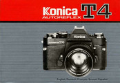 Konica AUTOREFLEX T4 Manual De Instrucciones