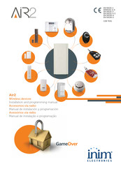 INIM Electronics Air2 Manual De Instalación Y Programación