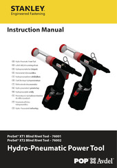 avdel ProSet XT2 Blind Manual De Instrucciones