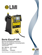 LMI Excel XR Serie Manual De Instalación Y Funcionamiento