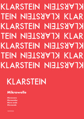 Klarstein Mikrowelle 10012350 Manual Del Usario