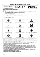 Perel Tools PD09001 Manual De Instrucciones