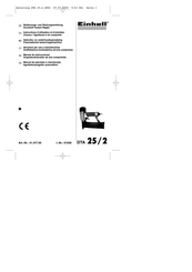 EINHELL 41.377.55 Manual De Instrucciones