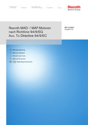 Bosch REXROTH MAD M6 Serie Manual De Instrucciones