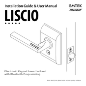 Emtek Assa Abloy LISCIO Guía De Instalación Y Manual De Usuario