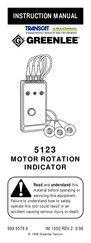 Textron Greenlee  5123 Manual De Instrucciones