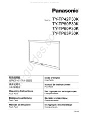 Panasonic TY-TP65P30K Manual De Instrucciones