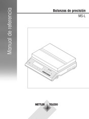 Mettler Toledo MS-L Serie Manual De Referencia