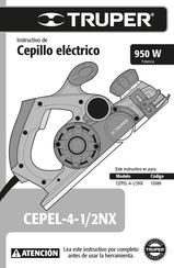 Truper CEPEL-4-1/2NX Manual De Instrucciones