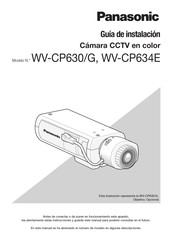 Panasonic WV-CP630/G Guia De Instalacion