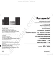 Panasonic SC-PM04 Instrucciones De Funcionamiento