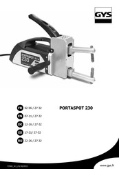 Gys PORTASPOT 230 Manual De Instrucciones