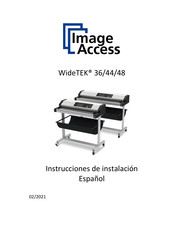 Image Access WideTEK 44 Instrucciones De Instalación