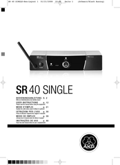AKG SR 40 SINGLE Modo De Empleo