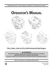 MTD 243cc Manual Del Operador