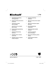 EINHELL 45.021.16 Manual De Instrucciones Original