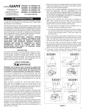 Franklin Electric Little Giant ES33W1-20 Manual De Instrucciones