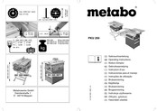 Metabo PKU 250 Instrucciones Para El Manejo