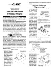 Little Giant VCMA-15 Serie Manual De Instrucciones