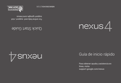 LG Google NEXUS 4 Guia De Inicio Rapido