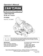 Craftsman professional PYT9000 El Manual Del Propietario