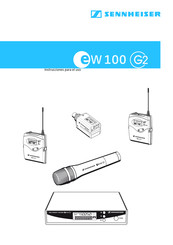Sennheiser EW100 G2 Instrucciones Para El Uso