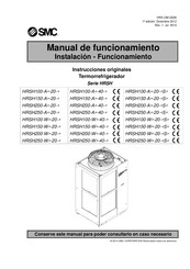 SMC HRSH250-A 40 Serie Manual De Funcionamiento