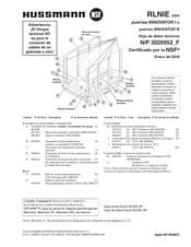 Hussmann RLNIE Manual Del Usuario