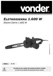 vonder EV 1600 Manual De Instrucciones