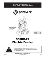 Textron Greenlee 555 Serie Manual De Instrucciones