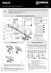 Erreka NAOS Guía Rápida De Instalación Y Programación