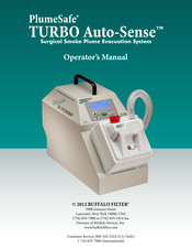 Buffalo filter PlumeSafe TURBO Auto-Sense Manual Del Operador