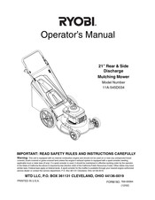 Ryobi 11A-545D034 Manual Del Operador