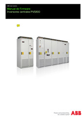 ABB PVS800 Manual De Firmware