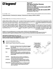 Legrand Wiremold OFR Serie Instrucciones De Instalación