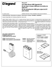 Legrand Wiremold TBUSBKIT Instrucciones De Instalación