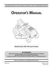 Mtd 760 Serie Manual Del Operador