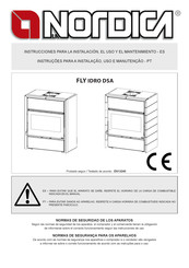 Nordica FLY IDRO DSA Instrucciones Para La Instalación, El Uso Y El Mantenimiento