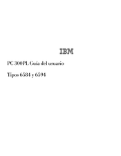 IBM PC 300PL Guia Del Usuario