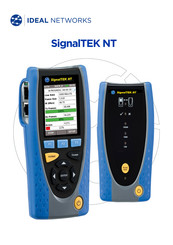 Ideal Networks SignalTEK NT Manual De Instrucciones