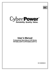 CyberPower PR750ELCDRT1U Manual De Usuario