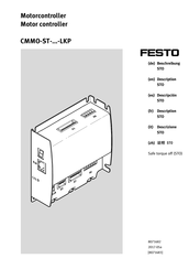 Festo CMMO-ST Serie Manual De Instrucciones