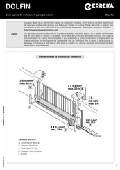 Erreka DOLFIN Guía Rápida De Instalación