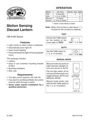 The Hampton Bay HB-4190 Serie Manual De Instrucciones