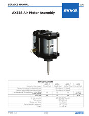 Binks AX55S-7 Manual De Servicio