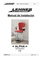 Lehner Lifttechnik ALPHA Manual De Instalación