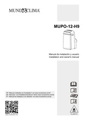 mundoclima MUPO-12-H9 Manual De Instalación Y Usuario